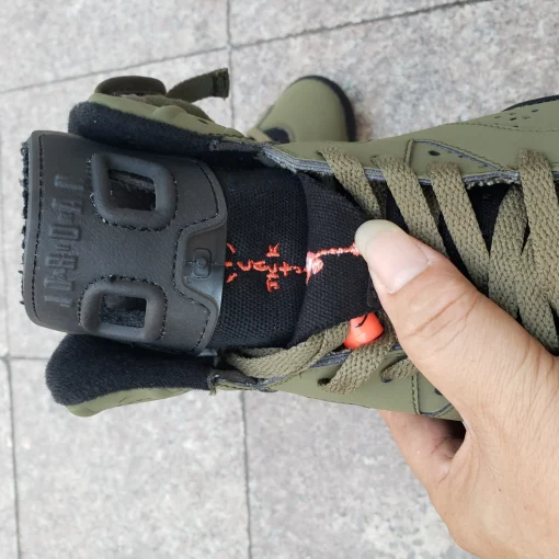 Travis Scott x AJ 6 Olive Shoes Sneakers – nk0000015 - Image 11