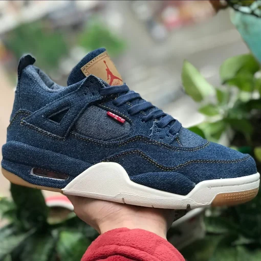 Levi’s x AJ 4 Denim Shoes Sneakers – nk0000024 - Image 6