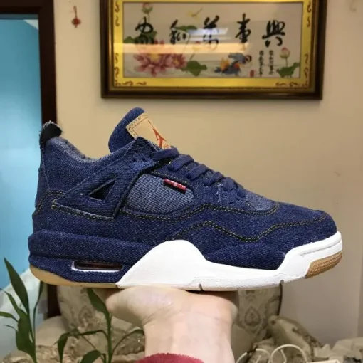 Levi’s x AJ 4 Denim Shoes Sneakers – nk0000024 - Image 8