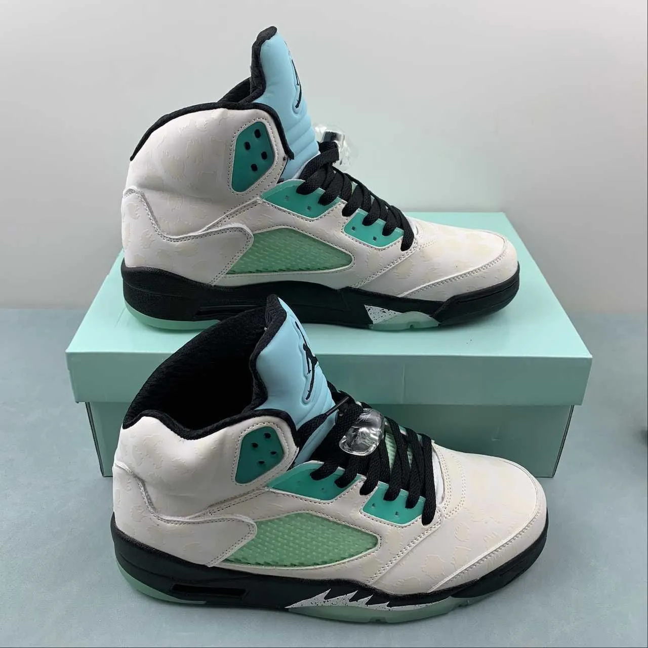 AJ 5 Retro Island Green Shoes Sneakers - nk0000087 - Image 8