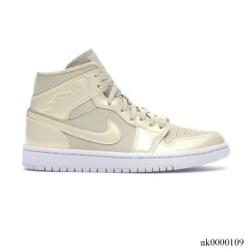 AJ 1 Mid Goose Feather Yellow  Shoes Sneakers - nk0000109