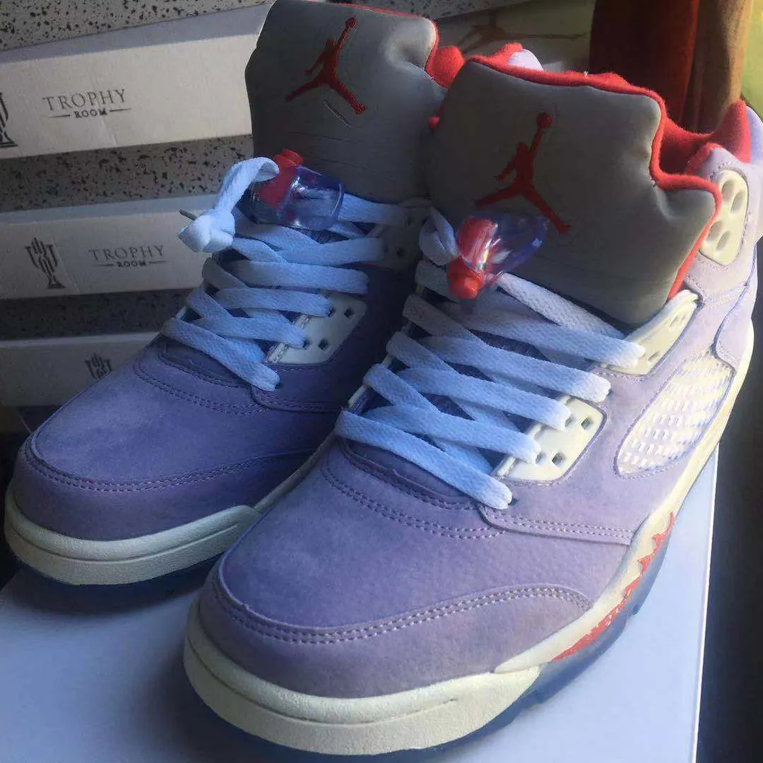 AJ 5 Retro Trophy Room Ice Blue Shoes Sneakers - nk0000146 - Image 7