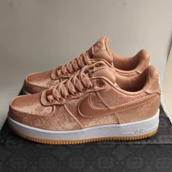 AF 1 Low Clot Rose Gold Silk Shoes Sneakers - nk0000199 - Image 6