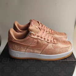 AF 1 Low Clot Rose Gold Silk Shoes Sneakers - nk0000199 - Image 5
