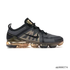 Air VaporMax 2019 Black Metallic Gold Shoes Sneakers - nk0000374