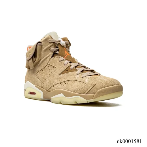 Travis Scott x AJ 6 British Khaki Shoes Sneakers – nk0001581 - Image 3