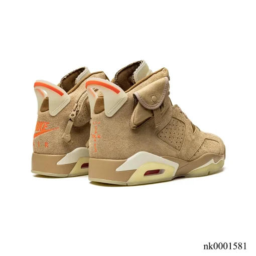 Travis Scott x AJ 6 British Khaki Shoes Sneakers – nk0001581 - Image 4