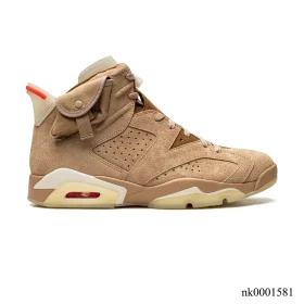 Travis Scott x AJ 6 British Khaki Shoes Sneakers – nk0001581
