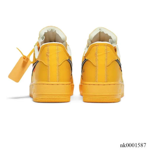 OW x AF 1 Low University Gold Lemonade Shoes Sneakers – nk0001587 - Image 4