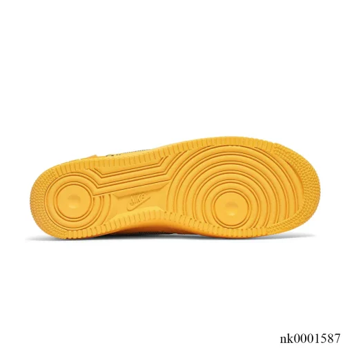 OW x AF 1 Low University Gold Lemonade Shoes Sneakers – nk0001587 - Image 5