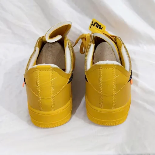 OW x AF 1 Low University Gold Lemonade Shoes Sneakers – nk0001587 - Image 13
