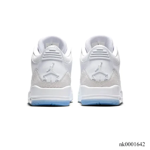 AJ 3 Pure White Shoes Sneakers - nk0001642 - Image 4