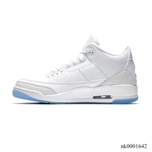 AJ 3 Pure White Shoes Sneakers - nk0001642 - Image 2