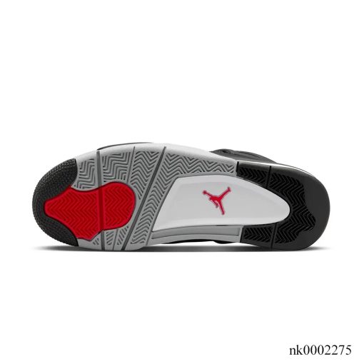 AJ 4 Retro Black Canvas Shoes Sneakers - nk0002275 - Image 7
