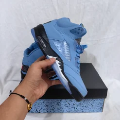 AJ 5 UNC University Blue Shoes Sneakers - nk0002350 - Image 7