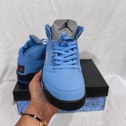 AJ 5 UNC University Blue Shoes Sneakers - nk0002350 - Image 8