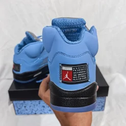 AJ 5 UNC University Blue Shoes Sneakers - nk0002350 - Image 10