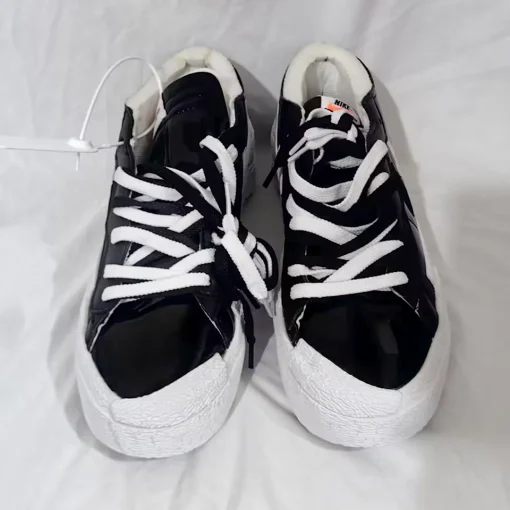 Sacai x Blazer Low Black Patent Shoes Sneakers – nk0002508 - Image 8