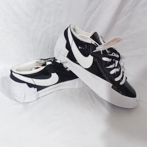 Sacai x Blazer Low Black Patent Shoes Sneakers – nk0002508 - Image 4