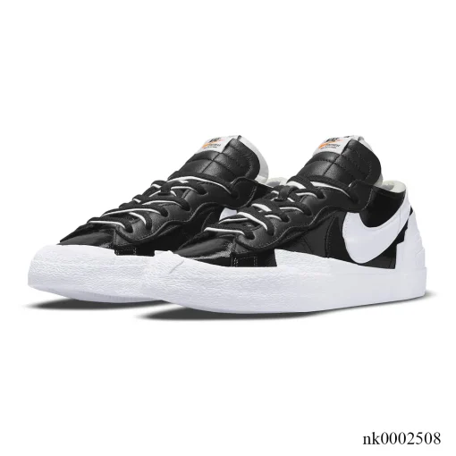 Sacai x Blazer Low Black Patent Shoes Sneakers – nk0002508 - Image 3