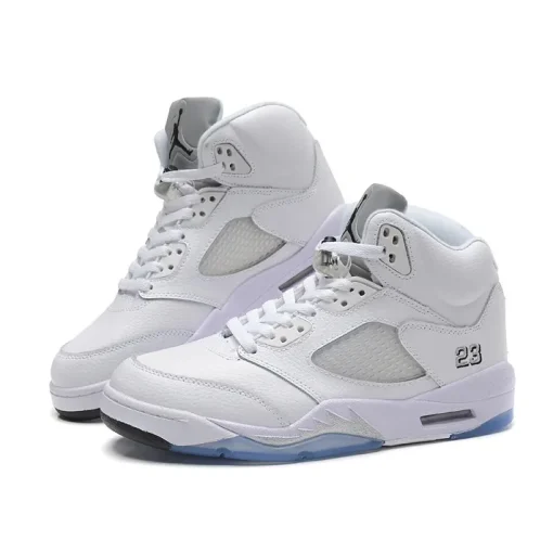 AJ 5 Retro Metallic White (2015) Shoes Sneakers - nk0002514 - Image 7