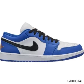 AJ 1 Low Hyper Royal Orange Peel Shoes Sneakers - nk0000141