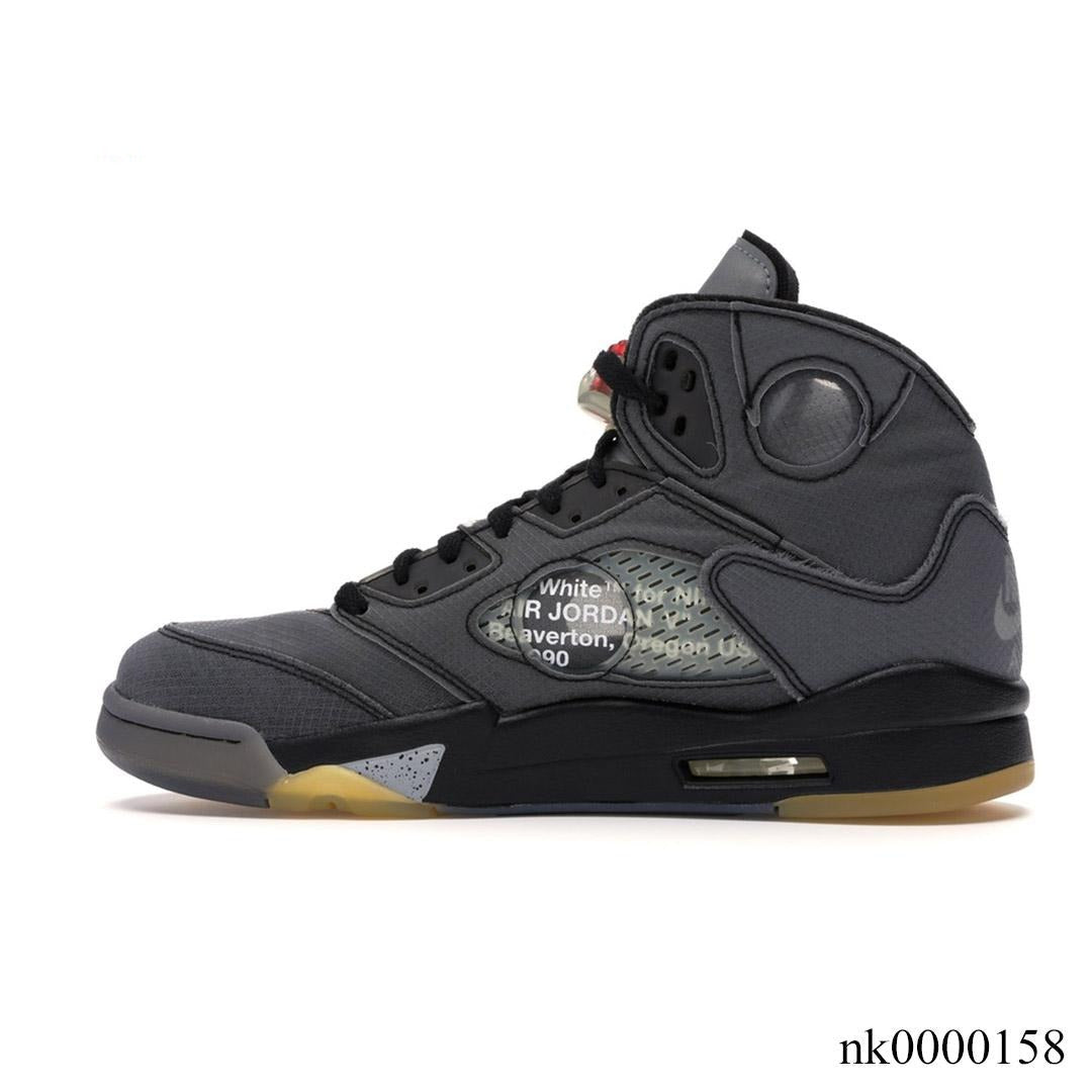 AJ 5 Retro OW Black Shoes Sneakers – nk0000158