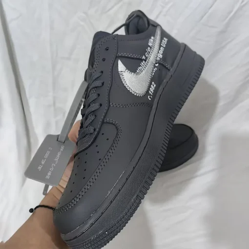 OW x AF 1 Low Dark Grey Shoes Sneakers – nk0002614 - Image 4