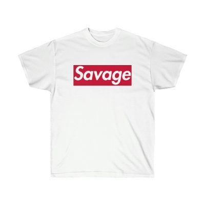 Savage Men T-Shirt - White, L