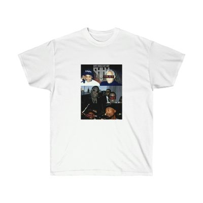 Dope World Hiphop Trust No One Men T-Shirt - White, L