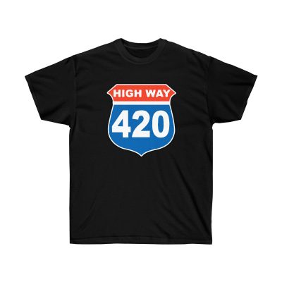 High Way 420 Men T-Shirt - Black, L
