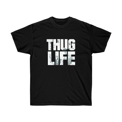 2Pac Thug Life Air Black Men T-Shirt - Black, L