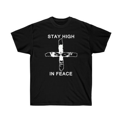 Limited Edtion Rap Stay High In Peace Men T-Shirt - Black, L