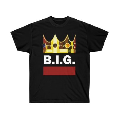 Rap BIG Poppa King Men T-Shirt - Black, L