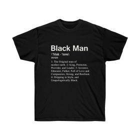 Black Men Definition Men T-Shirt