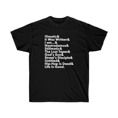 NAS The Discography Men T-Shirt - Black, L