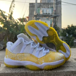 AJ 11 Retro Low Tour Yellow Snakeskin Shoes Sneakers - nk0002830 - Image 10