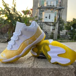 AJ 11 Retro Low Tour Yellow Snakeskin Shoes Sneakers - nk0002830 - Image 9