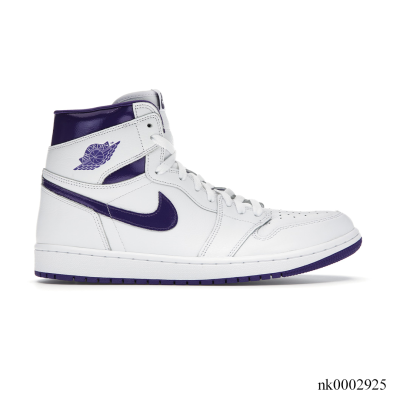 AJ 1 Retro High Court Purple Shoes Sneakers - nk0002925