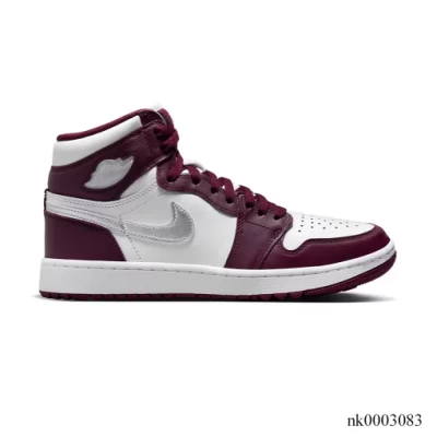 AJ 1 Retro High Golf Bordeaux Shoes Sneakers - nk0003083