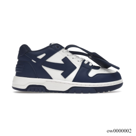 OW Out Of Office OOO Low Tops Dark Blue White Shoes Sneakers - ow0000002