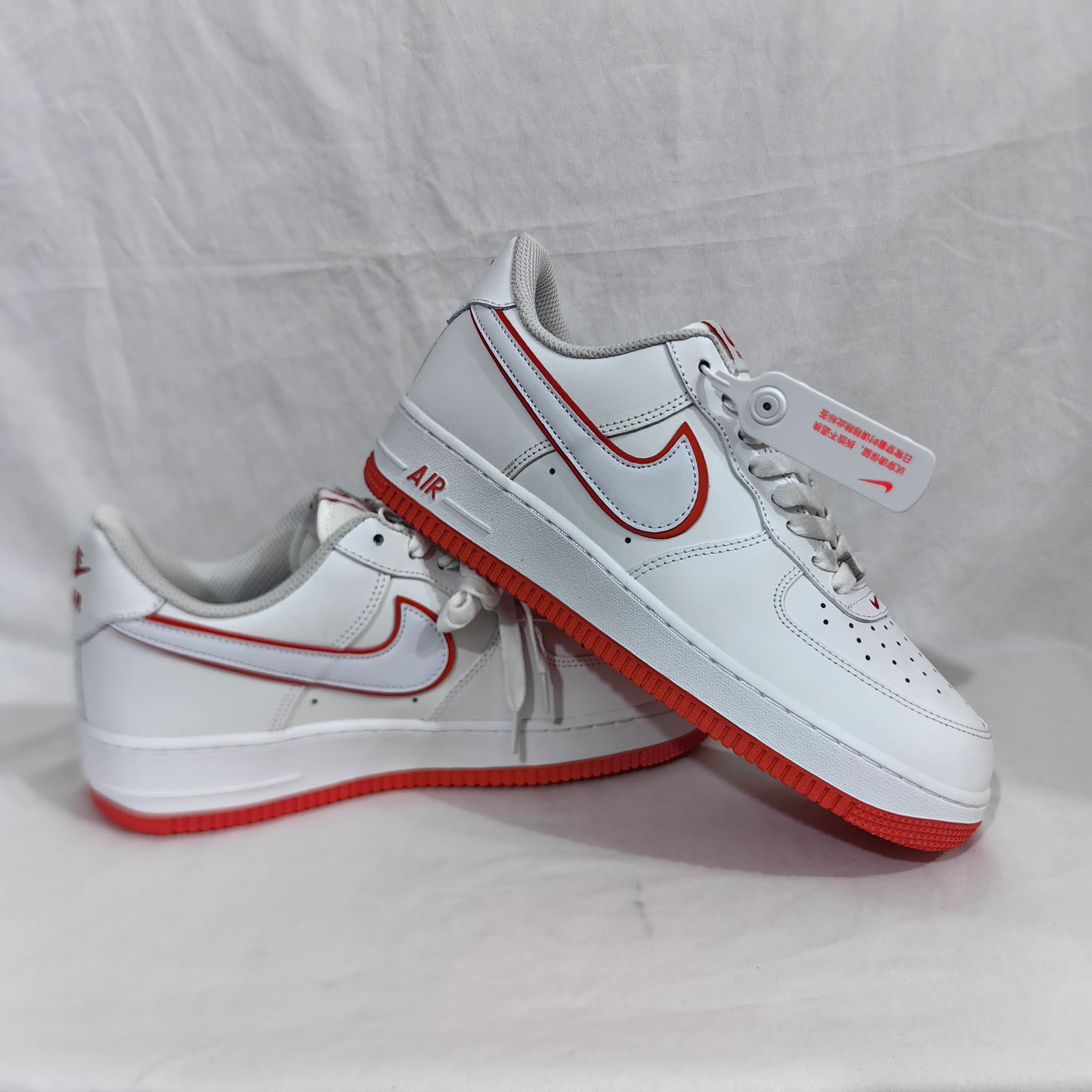 AF 1 Low White Picante Red Shoes Sneakers - nk0003173 - Image 3