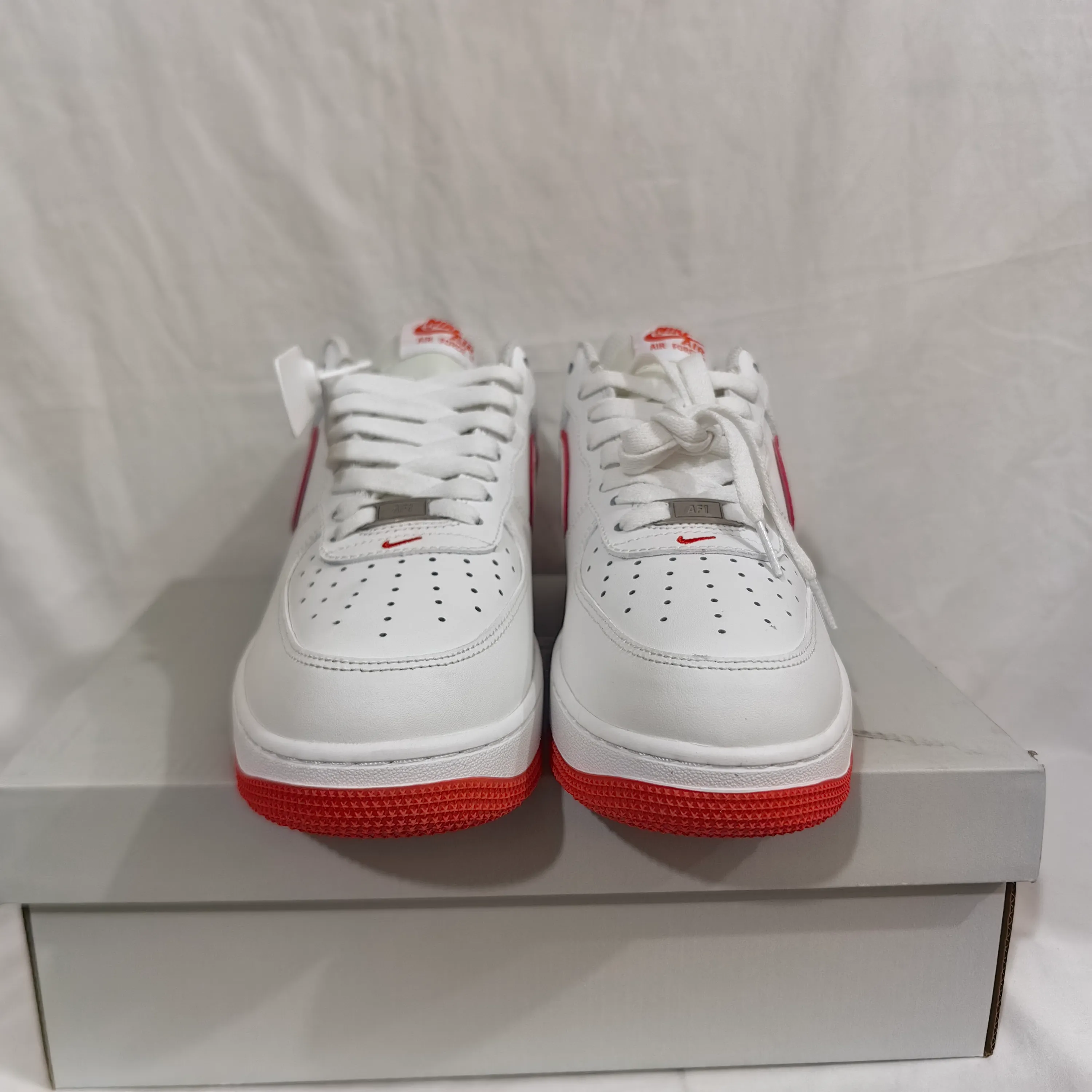 AF 1 Low White Picante Red Shoes Sneakers - nk0003173 - Image 10