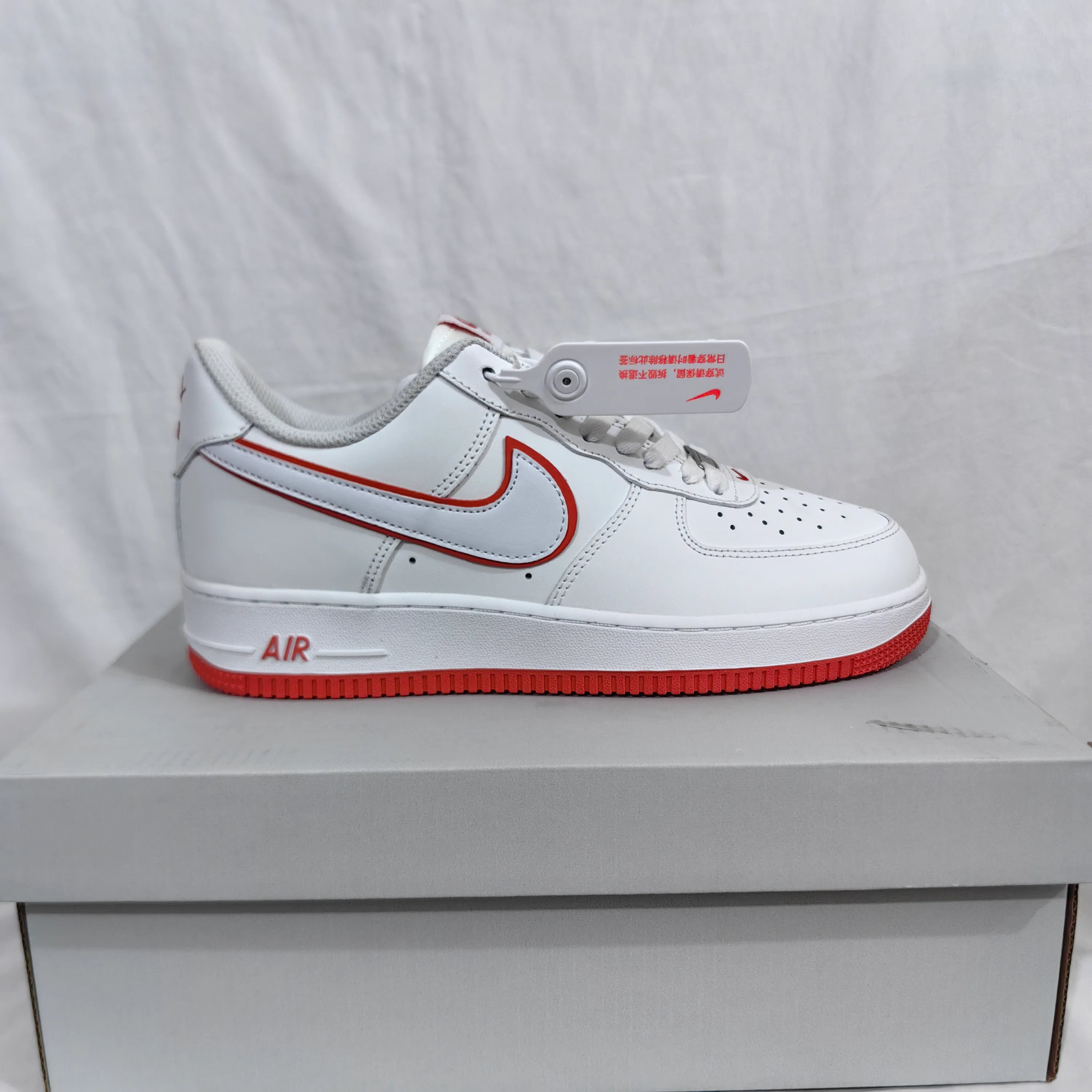 AF 1 Low White Picante Red Shoes Sneakers - nk0003173 - Image 11