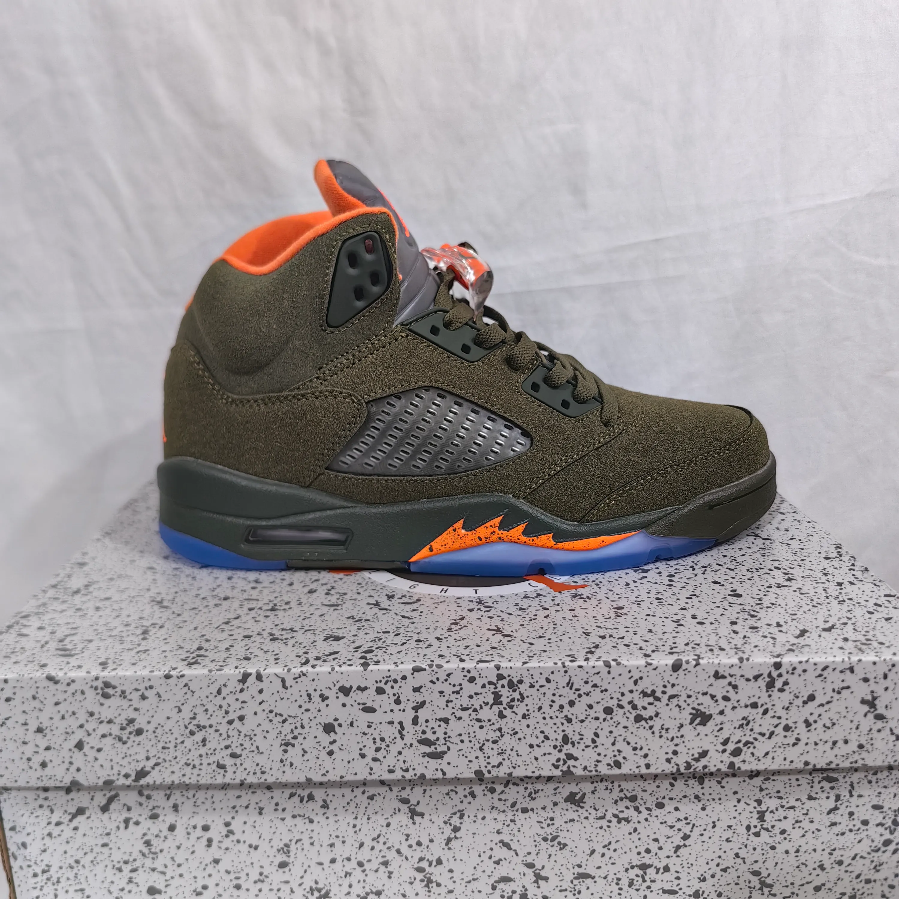 AJ 5 Olive Shoes Sneakers - nk0003202 - Image 12
