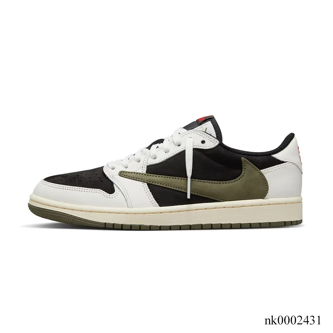 Travis Scott x AJ 1 Low OG Olive Shoes Sneakers – nk0002431