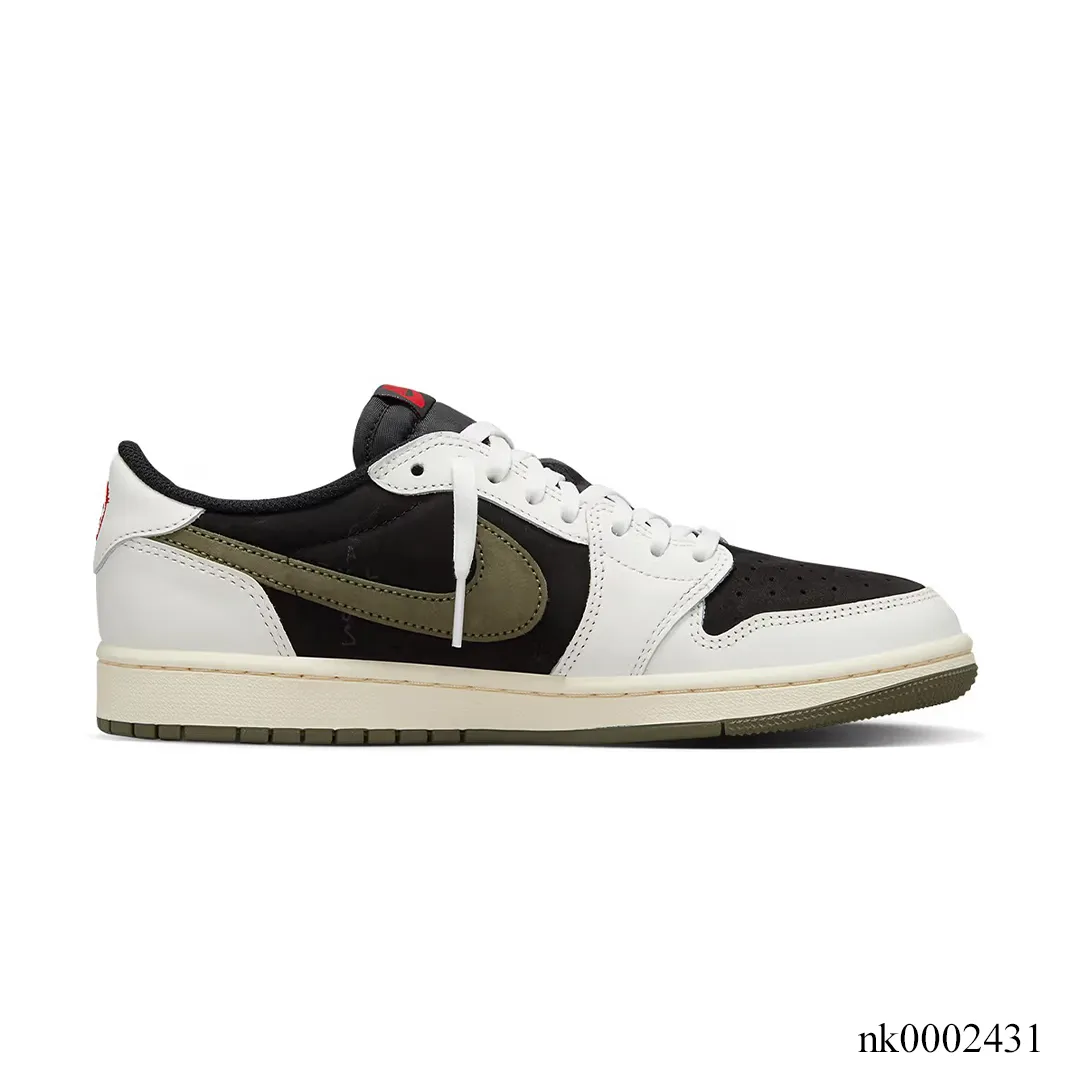 Travis Scott x AJ 1 Low OG Olive Shoes Sneakers – nk0002431