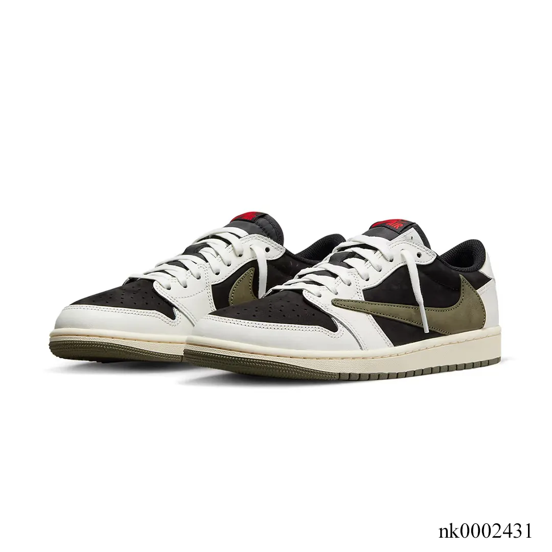 Travis Scott x AJ 1 Low OG Olive Shoes Sneakers – nk0002431