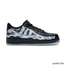 AF 1 Low Black Skeleton Halloween Shoes Sneakers – nk0003306