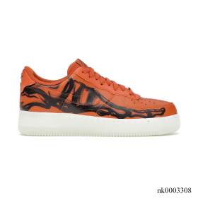 AF 1 Low Orange Skeleton Halloween Shoes Sneakers – nk0003308
